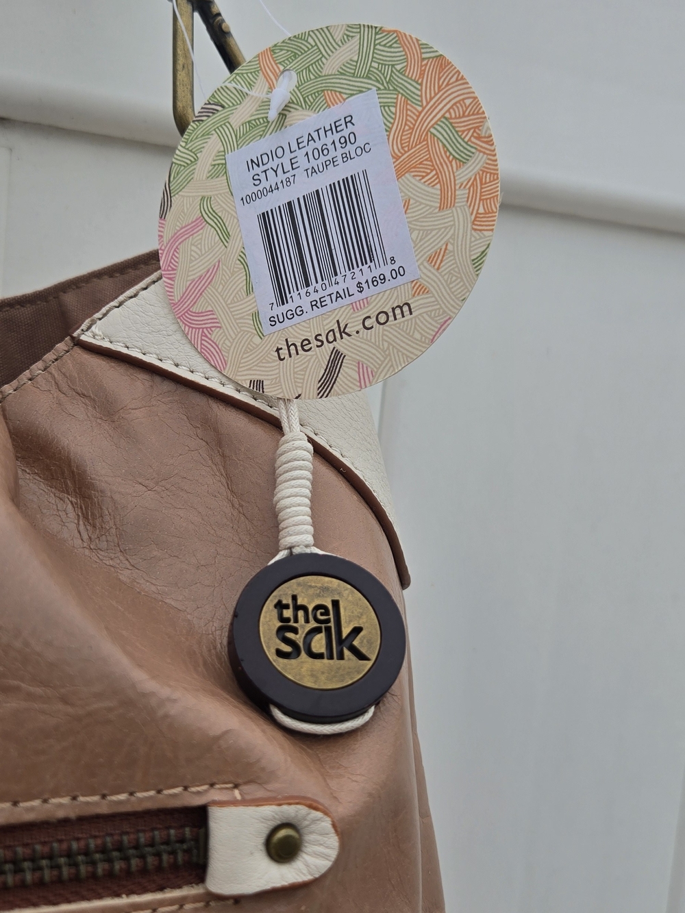 Sakroots Two-Tone Brown & Black Shoulder Bag - Picture 3 of 10